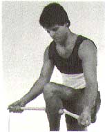 acu-masseur man on calf