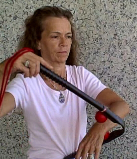 acu-masseur on wrist